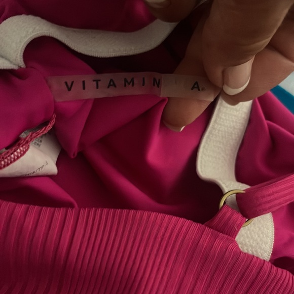 VITAMIN A zinnia eco rib Jenna high leg one-piece Xs - Picture 9 of 11